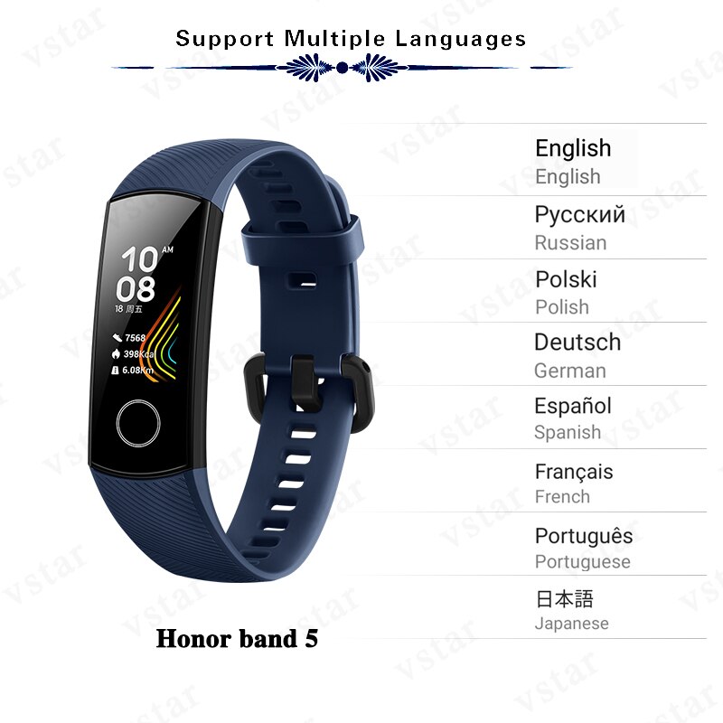 Huawei Honor band 5 smartband AMOLED Huawei smartwatch sang oxygène coeur rage ftness sommeil tracker natation sport trakcer gps