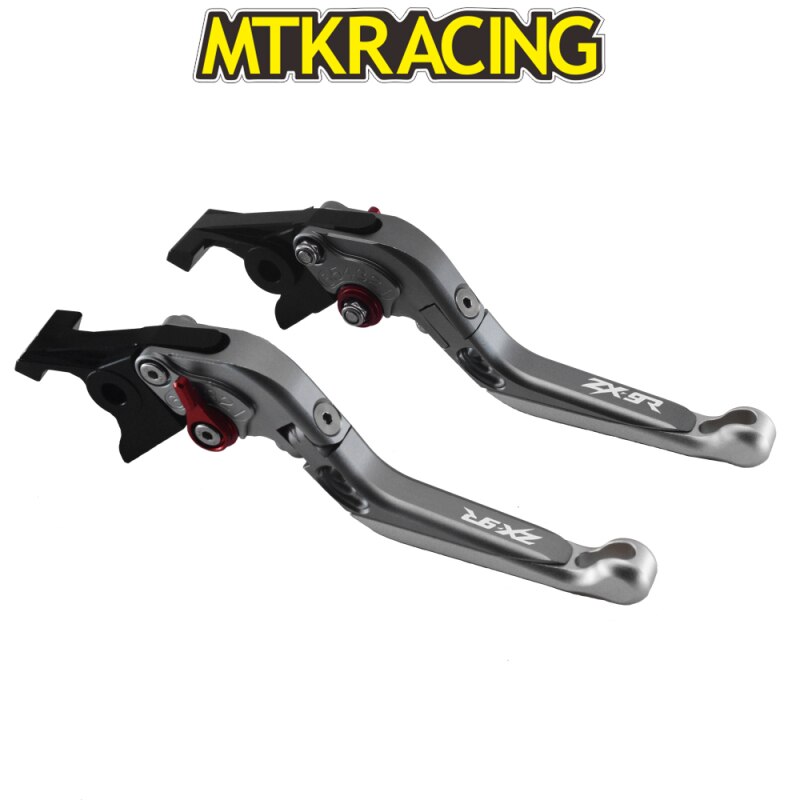 Pour Kawasaki ZX-9R 98-99 zx9r 1998 1999 ZX 9R CNC levier de frein d'embrayage de moto: Silver