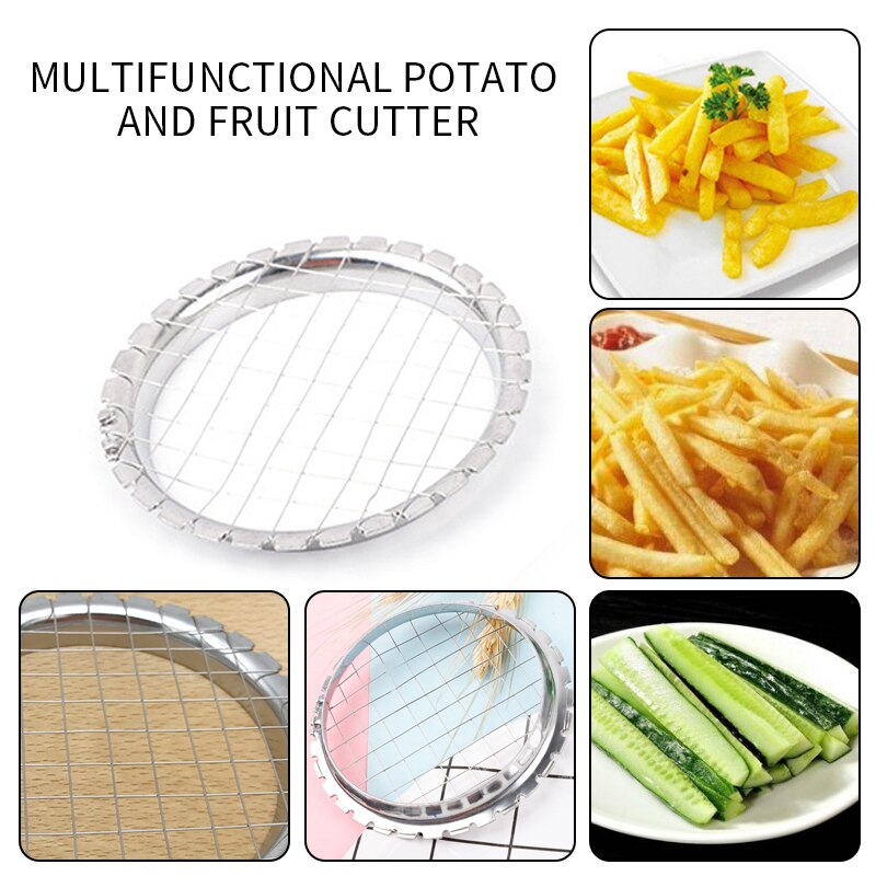 Mashed Potato Hand Press Slicer Grid Cutter Egg Slicer Potato Slicer Mold Tomato Sectioner Vegetables Salad Tool Stainless Steel