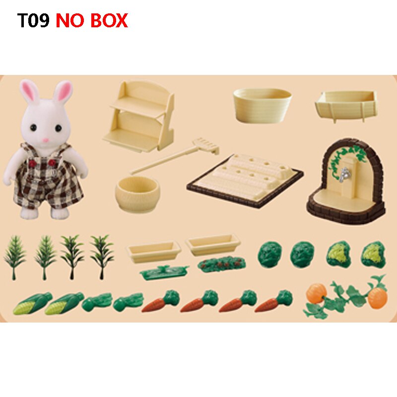 Foresta Famiglia 1:12 Mini Casa di Bambola di Mobili per il Bagno Sala da pranzo Cucina Dedroom Attaccatura di Set FAI DA TE Giocattoli Regalo di Natale: T09