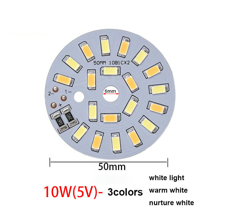 DIY DC 5V LED SMD 5730 Lichtkralen bordchip Dimbaar 10W 30W Oppervlak Nachtlichtbron Tricolor Verstelbare Lamp Wit Warm: MULTI