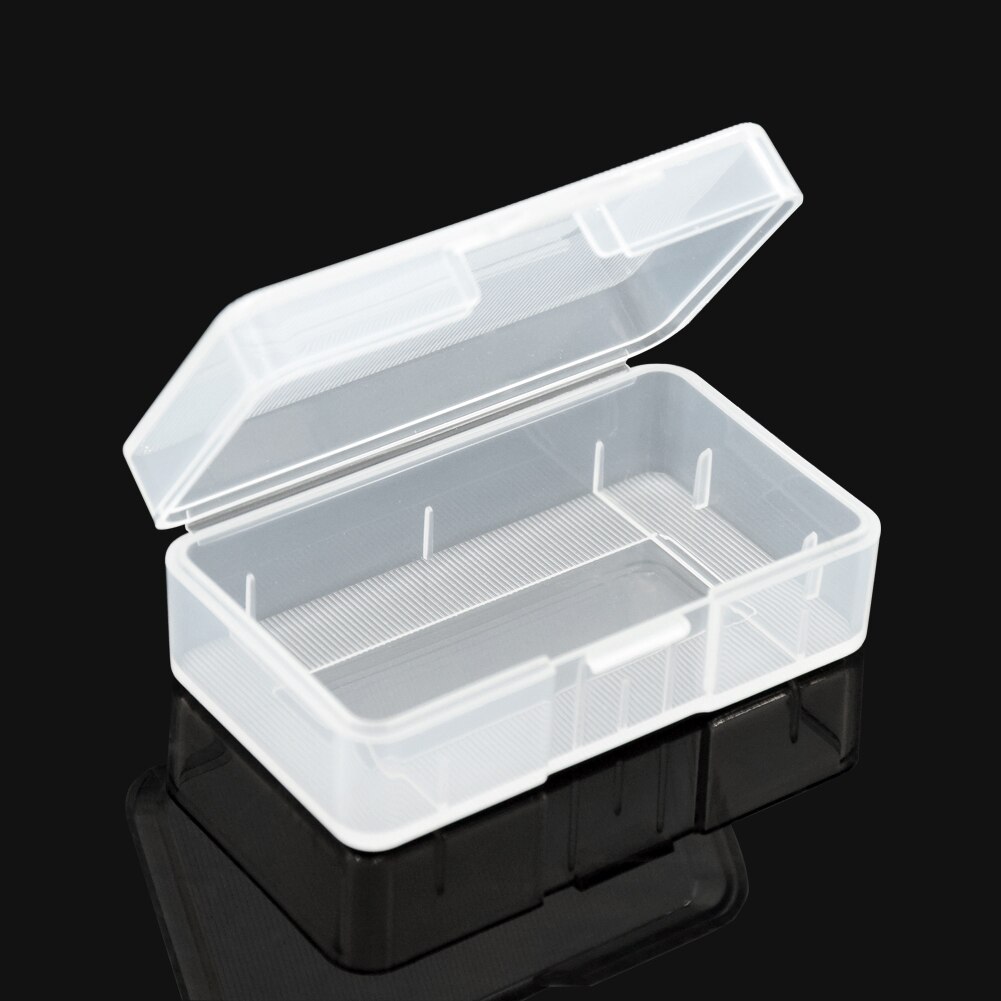 Elistooop Plastic Geval Houder Storage Box Cover Voor CR123 18350 9V 6F22 26650 Batterij Box Container Bag Case Organizer box Case