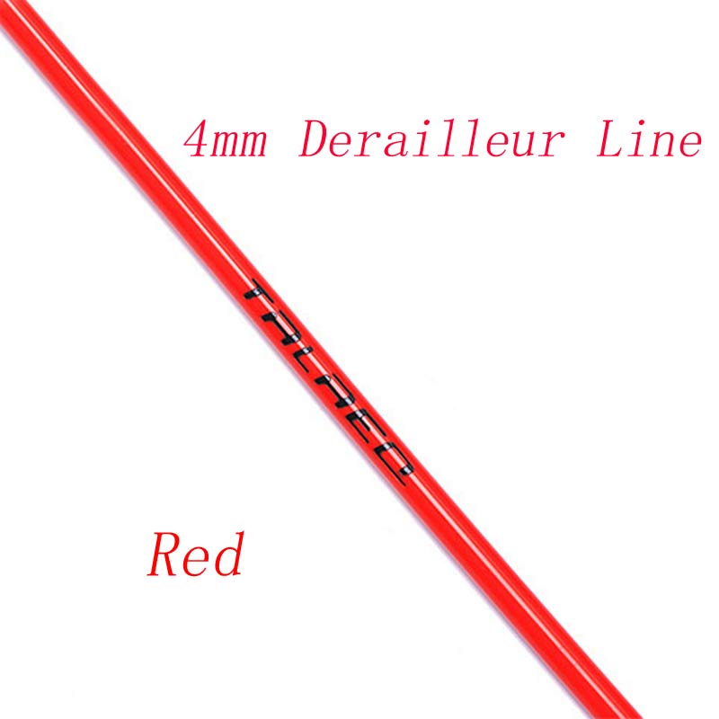 3M Universal Bicycle Brake Cable Housing Shift Cable Wire Pipe for 4mm/5mm MTB Road Bike Derailleur Brake Line Front Rear Tube: 4mm Shift-Red