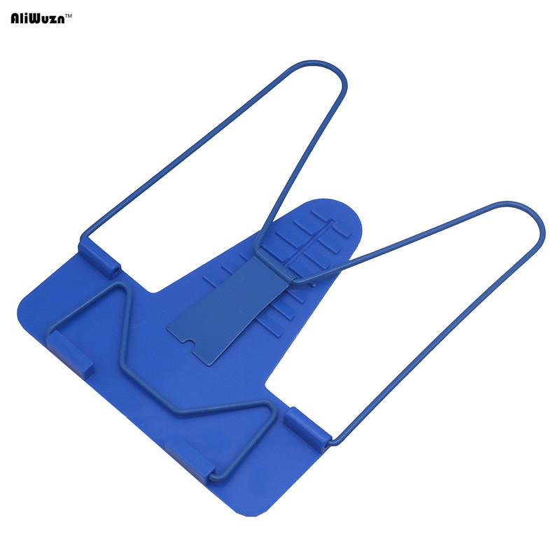1 Pcs Top Adjustable Portable Document Book Stand Holder Reading Rrame Desk Holder Tilt Bookstand: blue