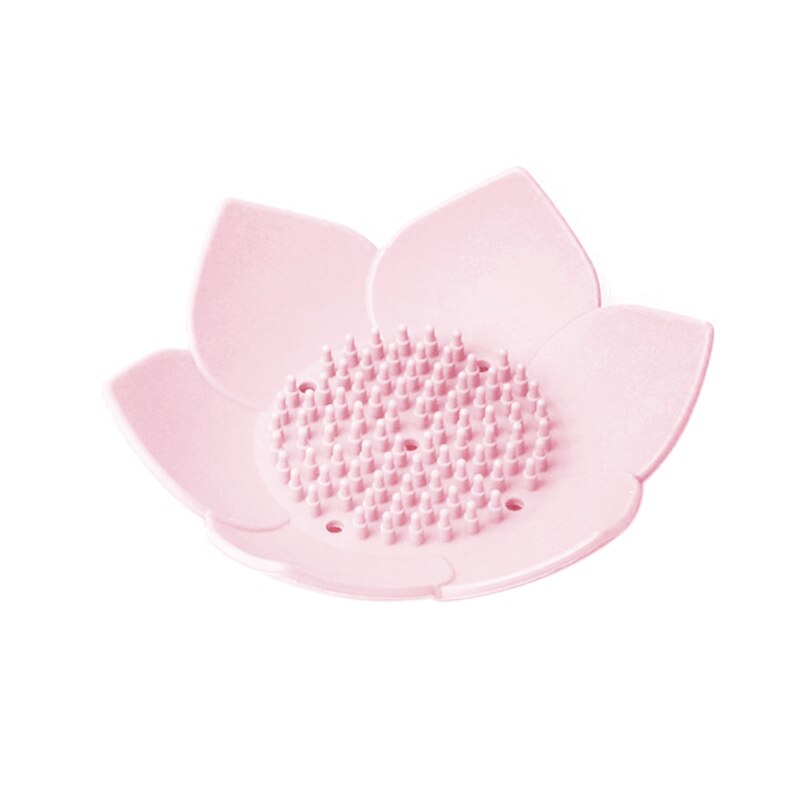 flexibel Silikon Platten Lotus Blume Dusche Schlecht Tablett Seife Kasten Seifenschale Lagerung Ablauf Seife Halfter Seife Sparer Schlecht Spielereien