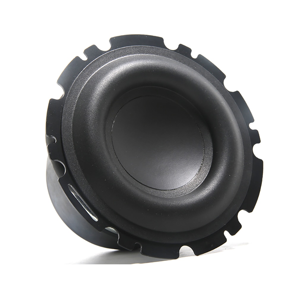 4.5Inch Mid-Bass Grote Rubberen Luidspreker Composiet Aluminium Wastafel Speaker 4ohm 50W Full-Range Onklopbare Diy home Theater Hoorn
