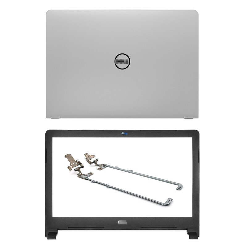 Nowy dla Dell Inspiron 14 5458 5459 5455 Non Touch Laptop LCD tylna pokrywa/przednia ramka/zawiasy/podpórce pod nadgarstki/dół skrzynki pokrywa drzwi: AB Cover Hinges