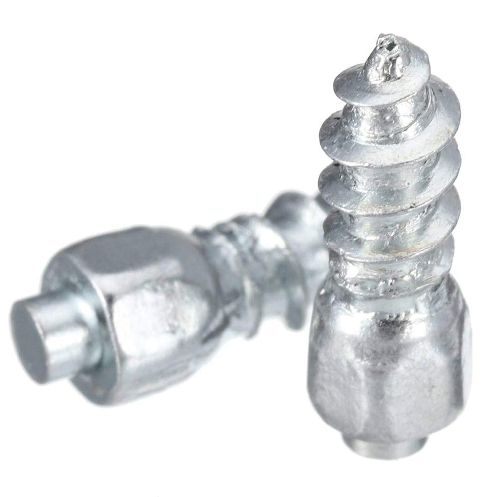 100 st tungsten 12mm däck snökedjor dubbar dubbar för skor atv bil motorcykel tirm däck snökedjor dubbar installationsverktyg