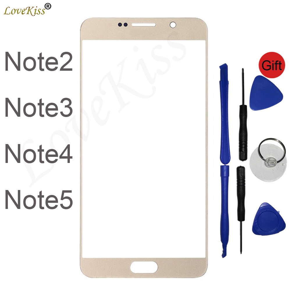 Voor Samsung Galaxy Note 2 3 4 5 N7100 N9000 N910 N920 Note4 Note5 Touch Screen Sensor Voorpaneel Digitizer glas Tp Vervanging