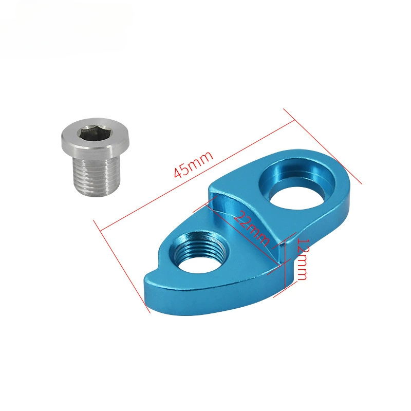 1 unidad de extensión de suspensión de cambio trasero de bicicleta, extensor de aluminio para bicicleta de carretera, marco de ciclismo de montaña, extensor de gancho trasero, piezas de bicicleta