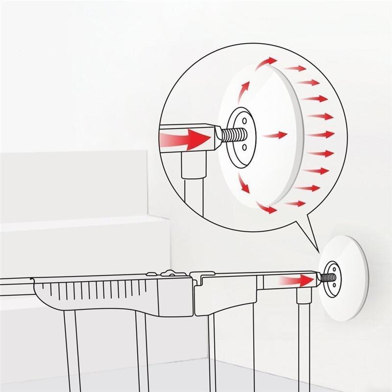 Security Door Wall Protector Drill-Free Mounting Safety Gates Wall Bumper Guards Baby Door Gate Pet Door Stair Wall Protector