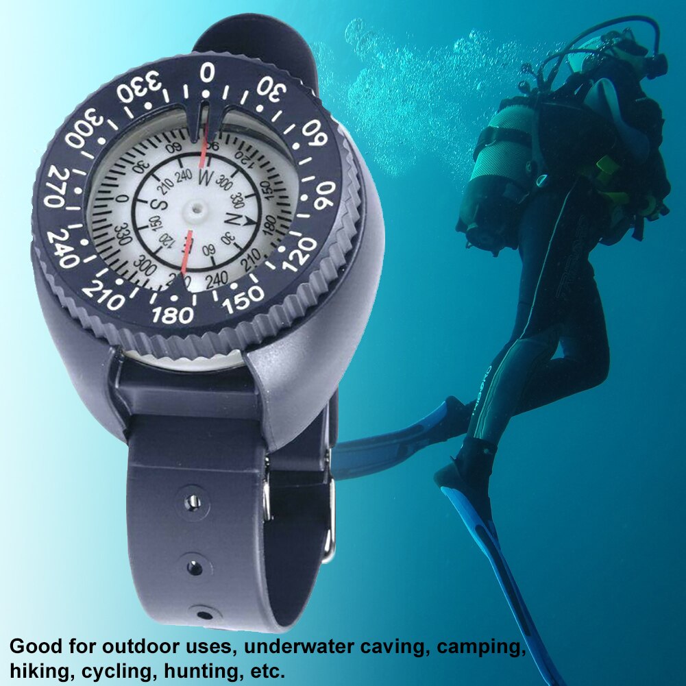 Wrist Watch Style Waterproof Diving Compass Swimming Water Sport Navigation Tool Navigator Digital Watch Diving Compass