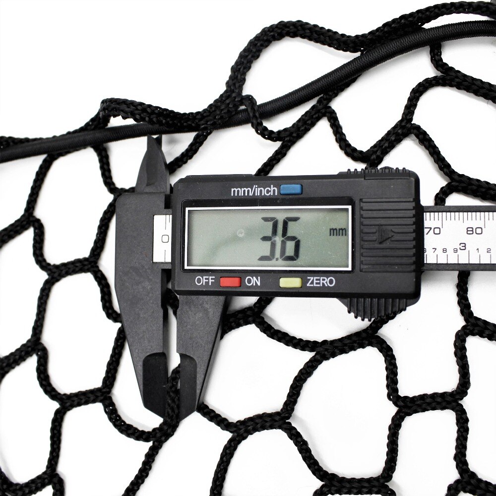 Reti per bagagliaio per auto 110x60 cm elastico in nylon resistente carico deposito bagagli organizzatore rete a rete con ganci per auto furgone Raccogliere SUV MPV