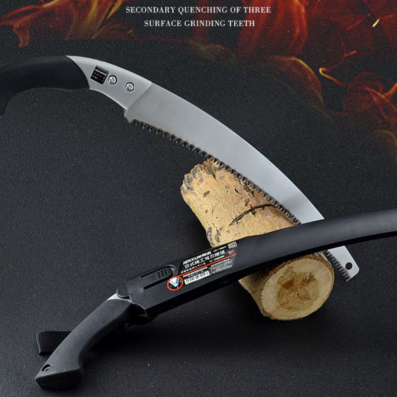 Sharp Heavy Duty Curved Hand Saw for Tree Pruning Wood Cutting Carpenter Sawing Garden Woodworking Tool