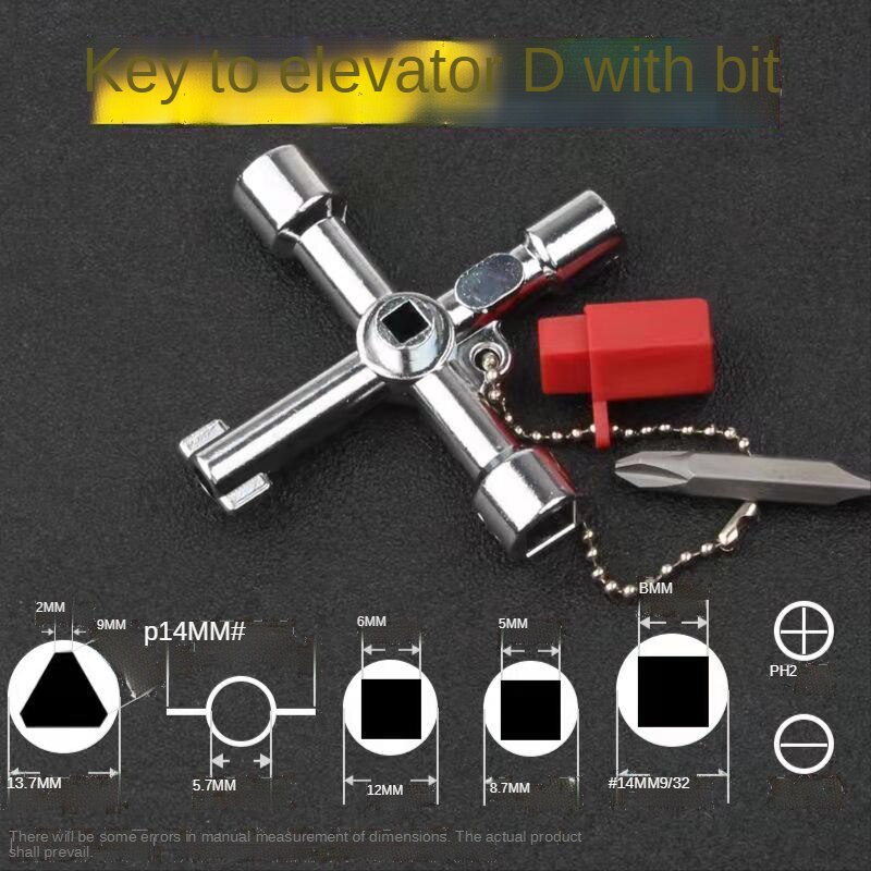 Multi-Function Triangle Lock Key Elevator Key Tria... – Vicedeal