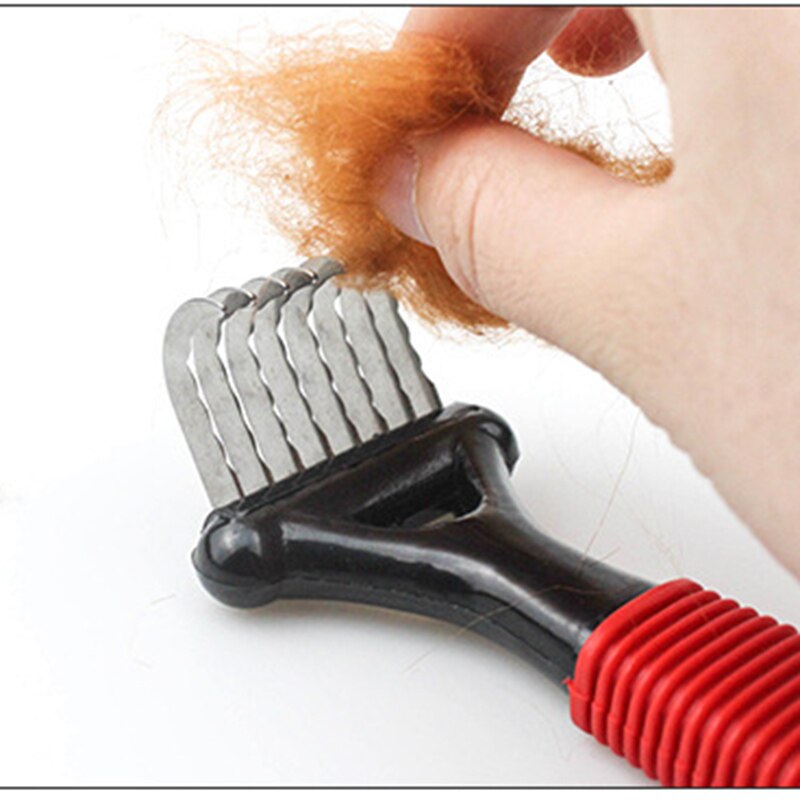 Peigne à nœud ouvert pour animaux de compagnie, petit chien, chat, brosse de toilettage, chaton, poils, perte de poils, tondeuse, élimine les poils, produits pour chiots