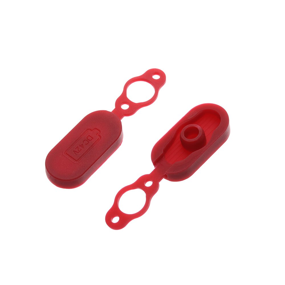 4/5pcs coperchio porta di ricarica custodia antipolvere parti di Scooter elettrici in gomma rossa accessori per Skateboard di alta qualità per XIAOMI M365