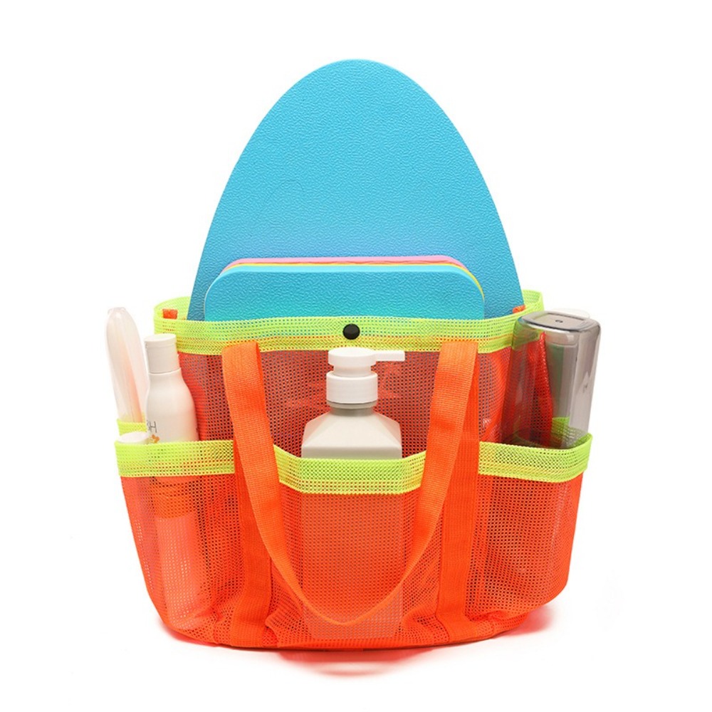 Portable Beach Tote Bag Breathable Foldable Toiletry Bag Durable Large Capacity Quick Dry Swimming Handbag
