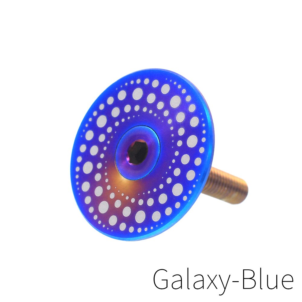 SR-SPATS Racefiets Headset Top Cap Titanium Mtb Stem Cap Met M6 * 30 Mm Headset Bouten: Zilver