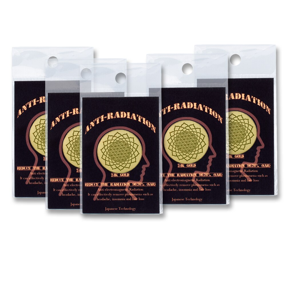 10pcs Against EMF Radiation Sticker High Negative Ions 3000cc for Health