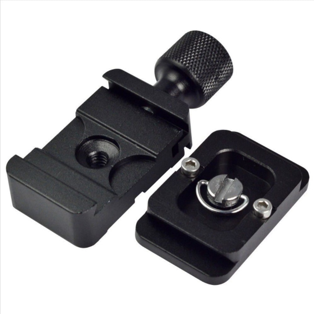 Camera Quick Release Plaat Camcorder Statief Monopod Balhoofd 1/4 Mount Klem Adapter Stabilizer Statief Beugel Aluminium