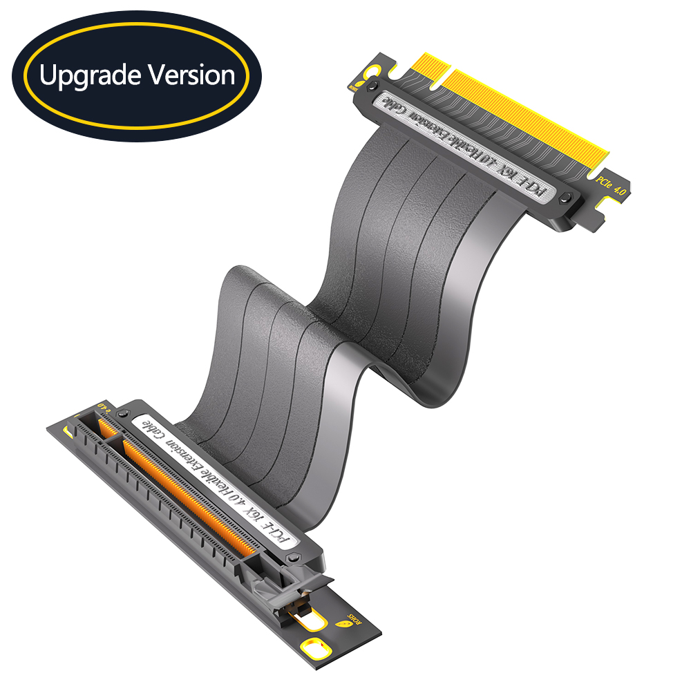 Cable de extensión PCIE 4.0 Cable elevador extensor PCIE 4.0 X16 Alta propiedad de blindaje eficiente para tarjeta gráfica