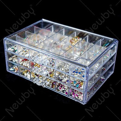 Makeup Organizer Tray Transparent Acrylic Cosmetic Storage Display Box With Handle With Clear Simple Stylish Transparent