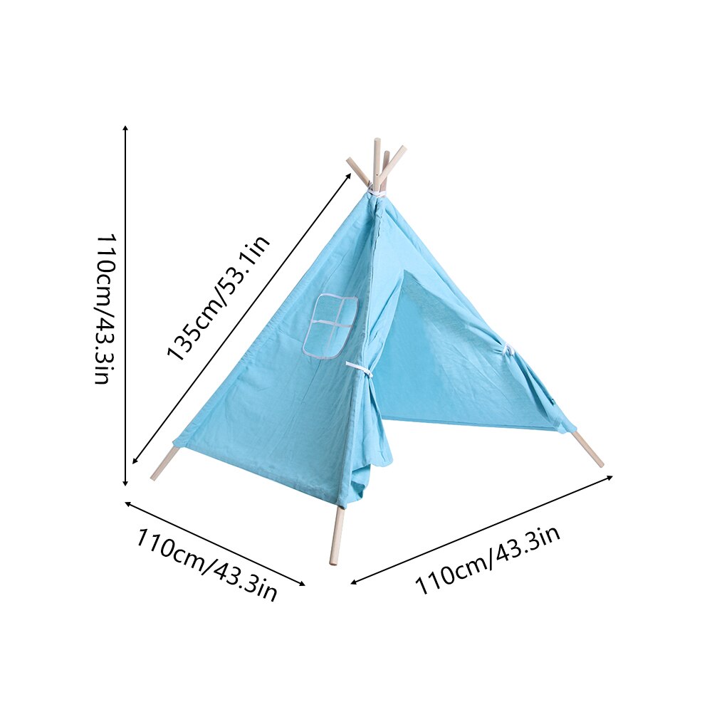 Kinderen Spelen Huis Canvas Teepee Indian Speelgoed Tent Kinderen Wigwam Indoor Outdoor Huishoudelijke Home Decor