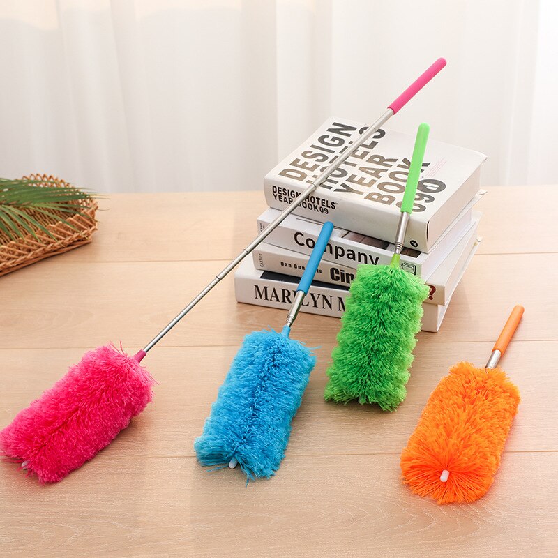 Microfiber Duster Brush Extendable Hand Dust Cleaner Anti Dusting Brush Home Air-condition Car Furniture Cleaning