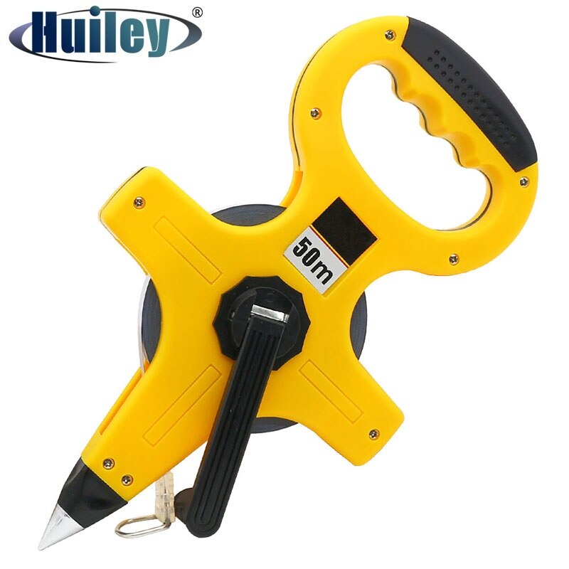 Metal Tape Measure 30m 50m 100m Engineering Tape Retractable Ruler Roll Tape Measuring Tools Flexible Rule Tapeline