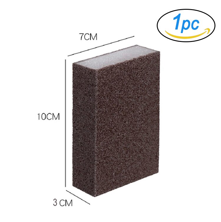 Magiczna gąbka karborundowa melamina gąbka szmerglowa szczotka robić usuwania rdzy patelnia odkamienianie czyścik przyrząd kuchenny: 1 x Sponge