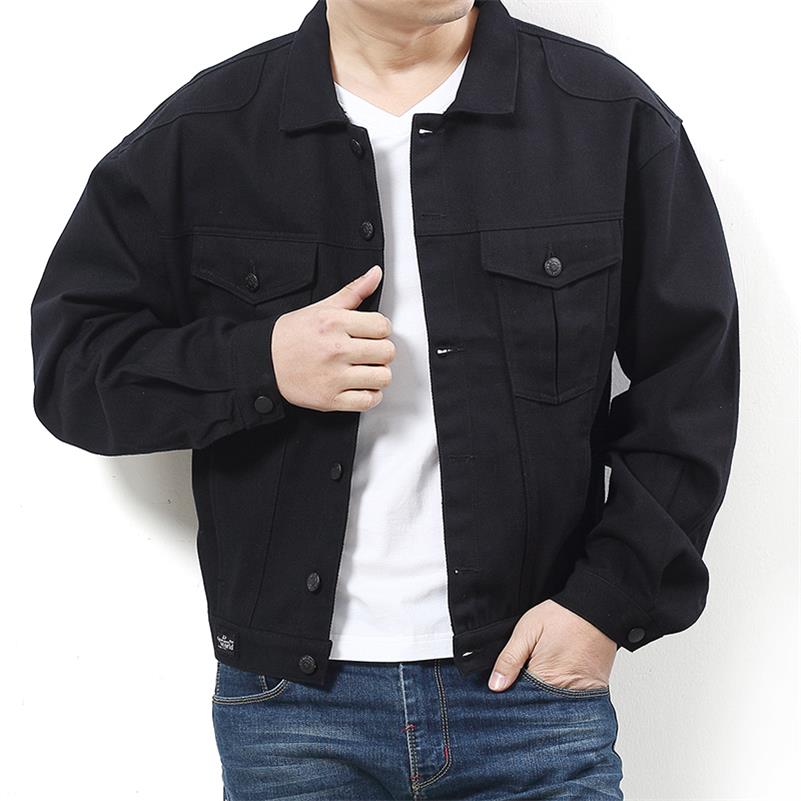 Plus size 10xl 9xl 8xl 7xl 6xl 5xl 4xl 3xl vårklassiska denimmärke kläder fritidskläder män jean jacka kappa manlig student: 1 / 8xl