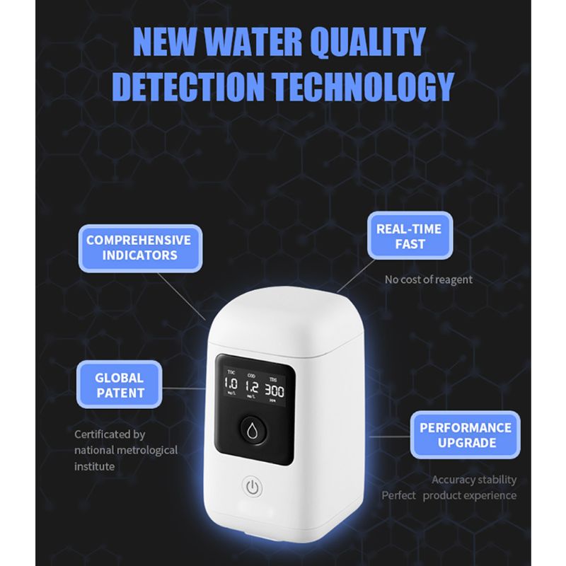 Waterdetector tds/toc/cod testen drinkwater bacterietesttool