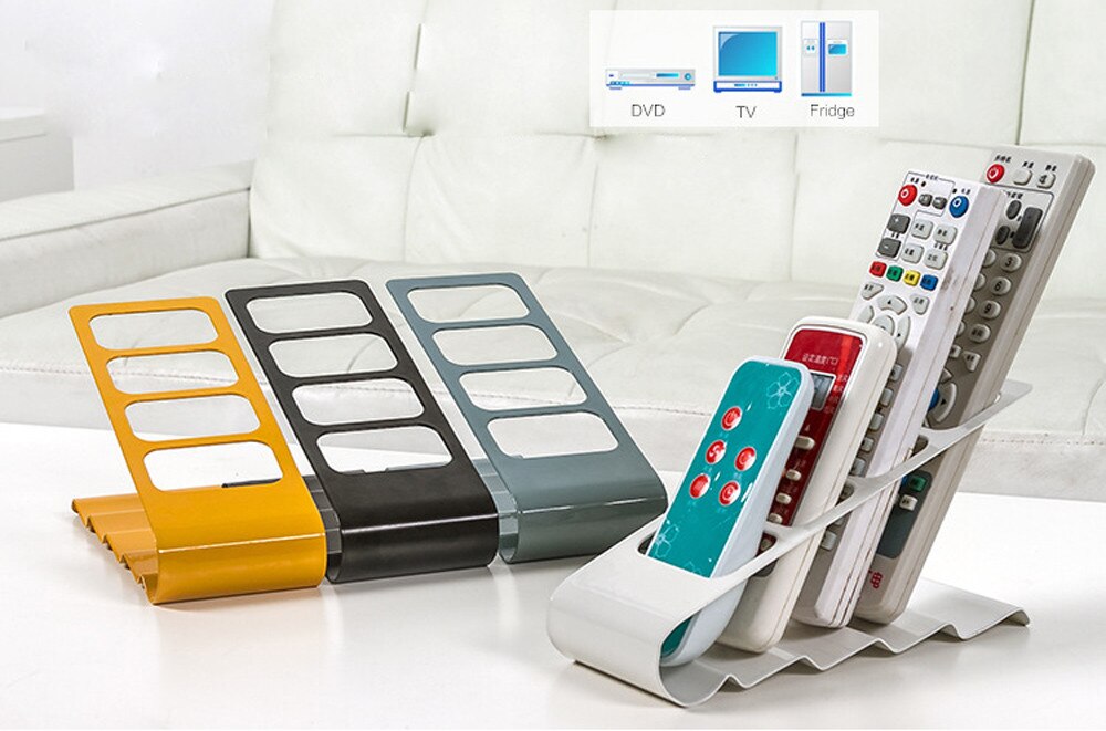 4 Frame Tv/dvd Step Remote Control Storage Stand Remote Control Holder Mobile Phone Holder Desk Organizer CD