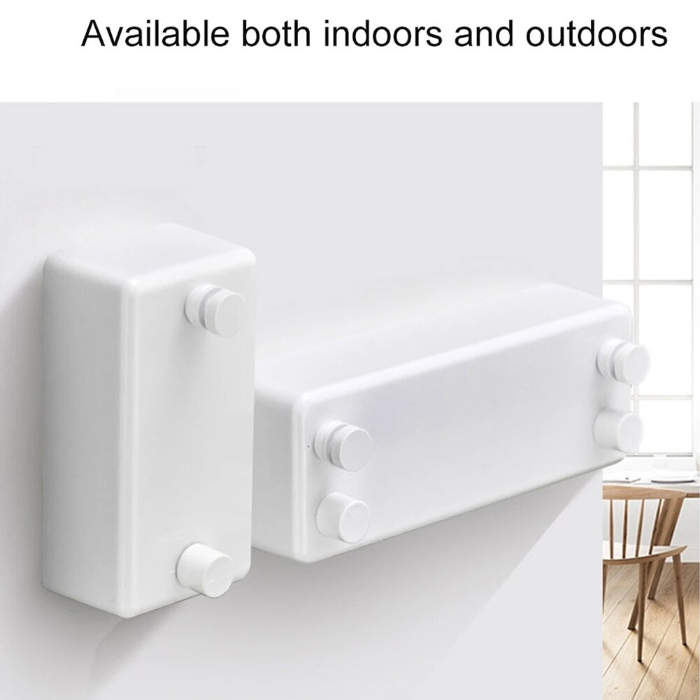 Portable Clothes Drying Rack No Drilling Required Retractable Clothesline Stainless Steel Drying Rope Laundry Storage