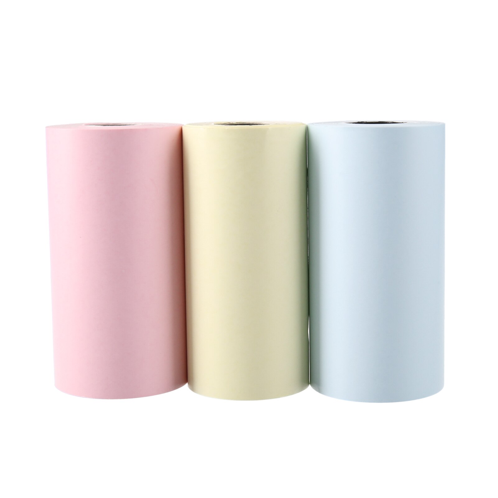 Printable Sticker Paper 3 Rolls Self Adhesive Printer Paper Roll Direct Thermal Paper 57*30mm for Any Direct Thermal Printer