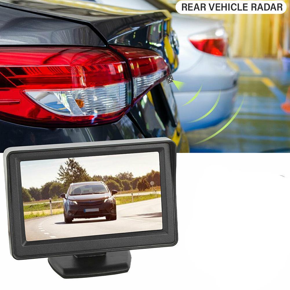 4.3″ Digital TFT LCD Monitor Car Rear View Reversing Night Monitor Parking Car Monitor Kit Vision HD Camera Z9N5