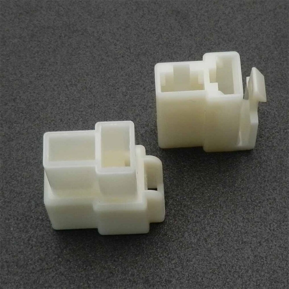 10 Pieces/lot 2 Way 6.3mm Electrical Multi Plug Connector Terminal Block Pin Wiring
