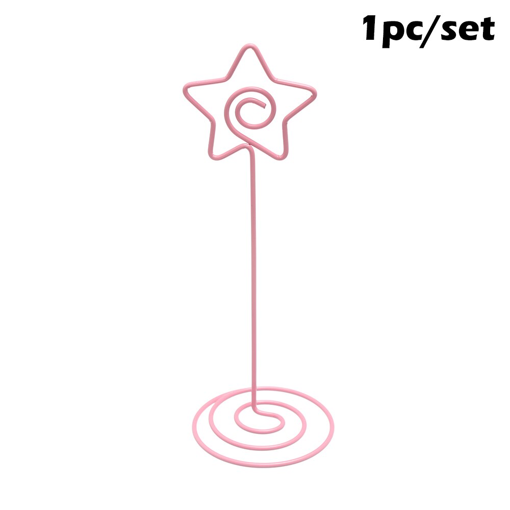 Cool Wedding Place Card Holder Cute Girl Pink Romantic Heart Swan Photo Clip Table Number Stand Wedding Supplies: White