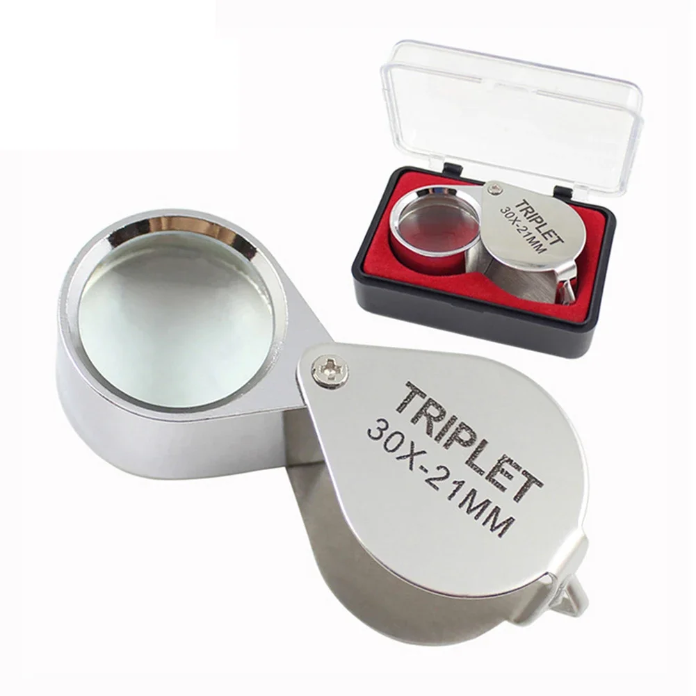 30X Folding Jewllery Magnifying Glass Mini Pocket ... – Grandado