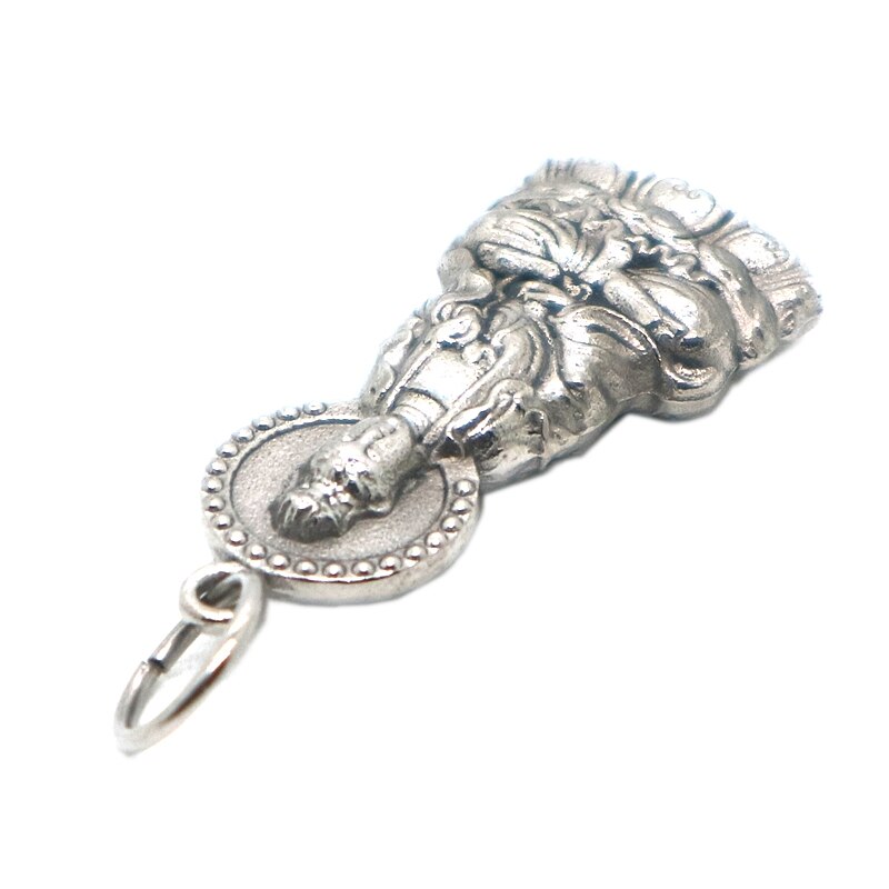 Unisex 316l roestvrijstalen guan yin beschermende klassieke hanger