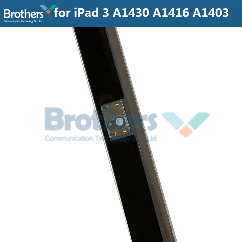 9.7 For iPad 3 A1416 A1430 A1403 Touch Screen Digitizer Sensor Glass Panel Tablet Replacement For iPad 3 Screen With Home Button