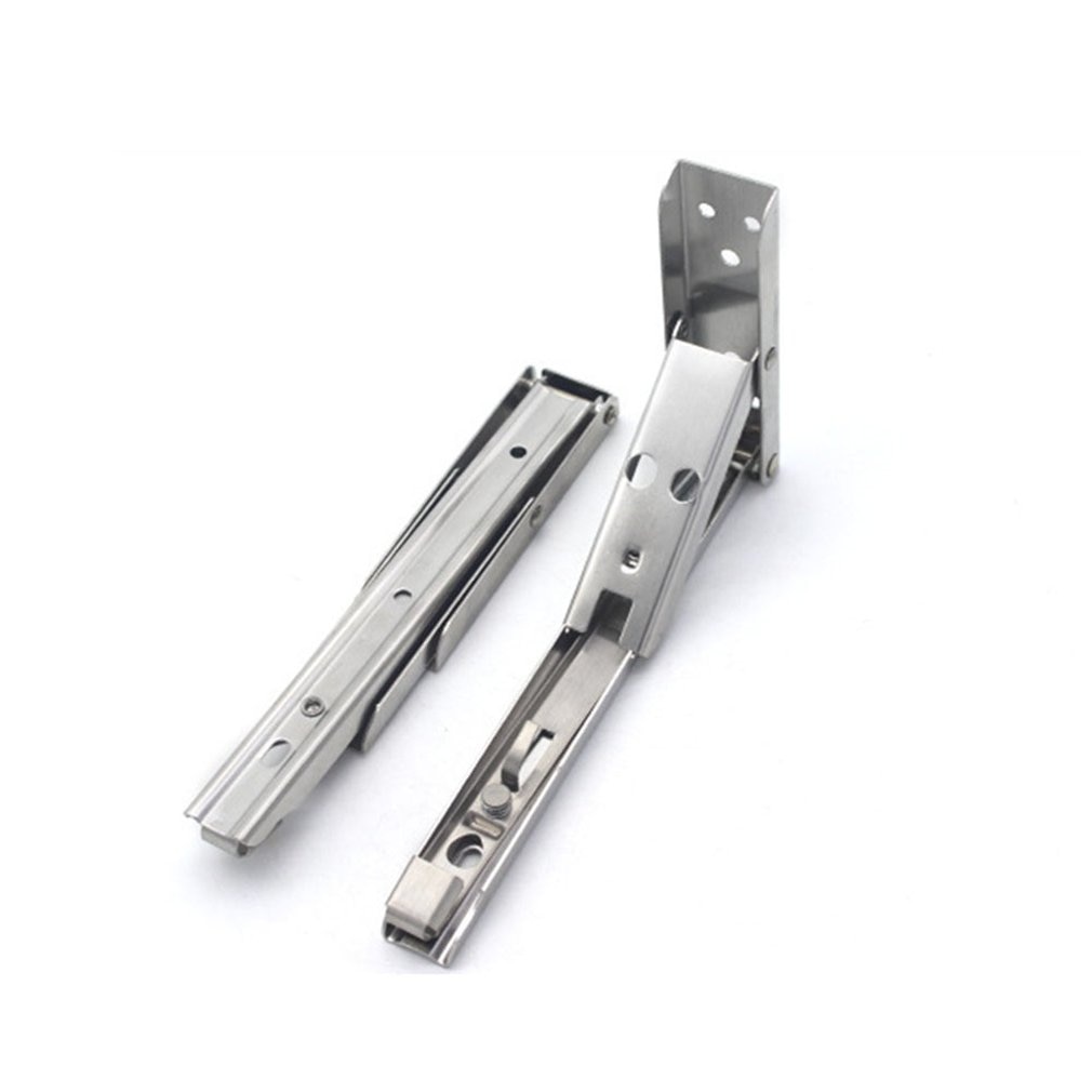 Triangular Bracket Stainless Steel Movable Bracket Folding Wall Partition Storage Bracket Spring Folding Bracket