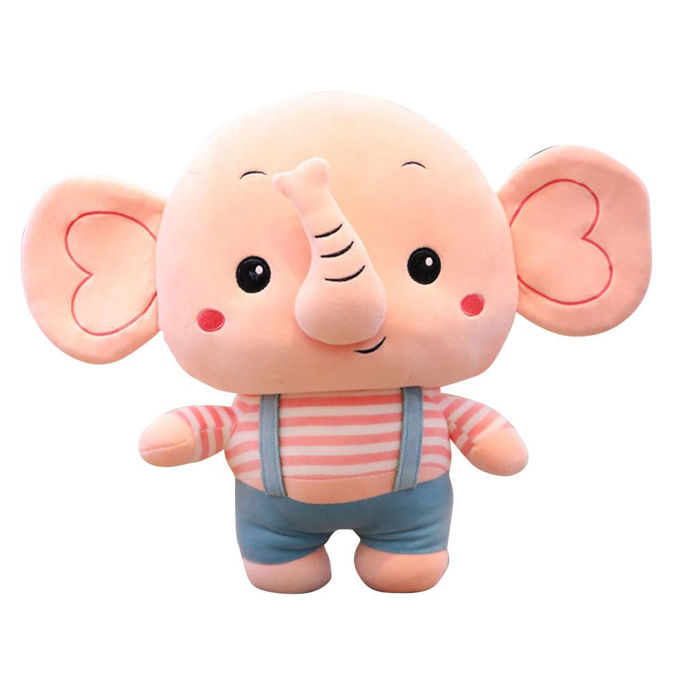 Kuulee Olifant Cartoon Leuke Olifant Pop 25cm Knuffel Minnaar Pop Speelgoed Klein Model Lover olifant 25cm: Male elephant