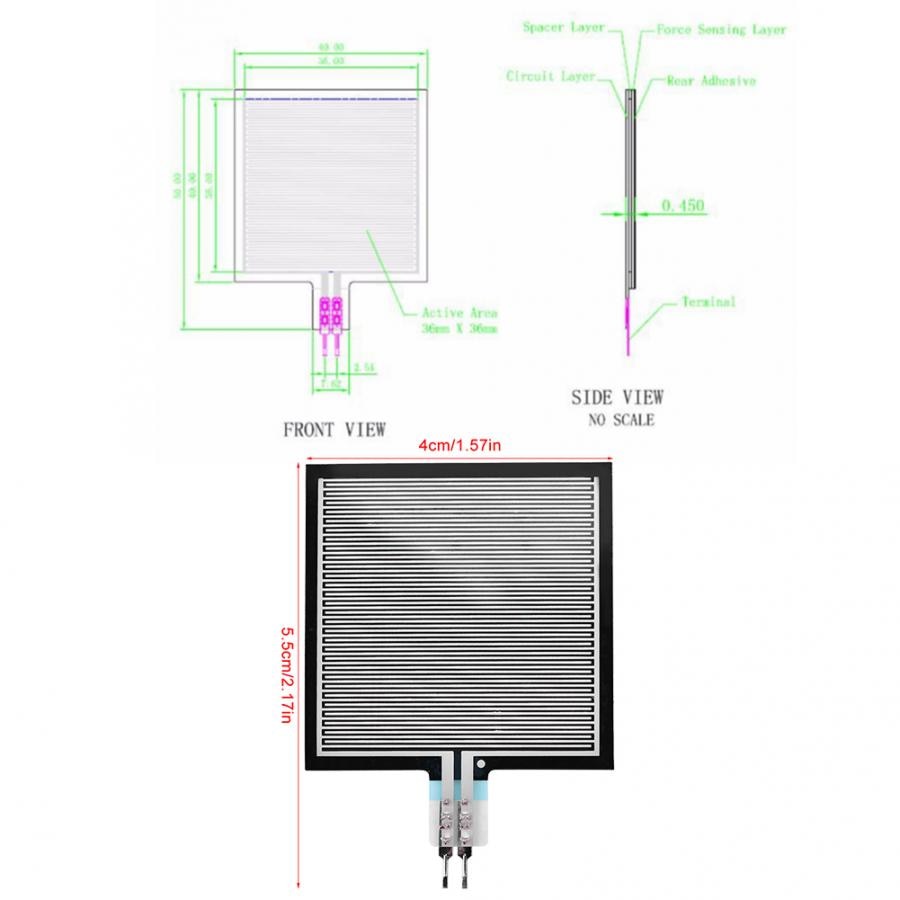pressure sensor High Accuracy Thin Film Pressure Sensor for Intelligent High-end weight sensor