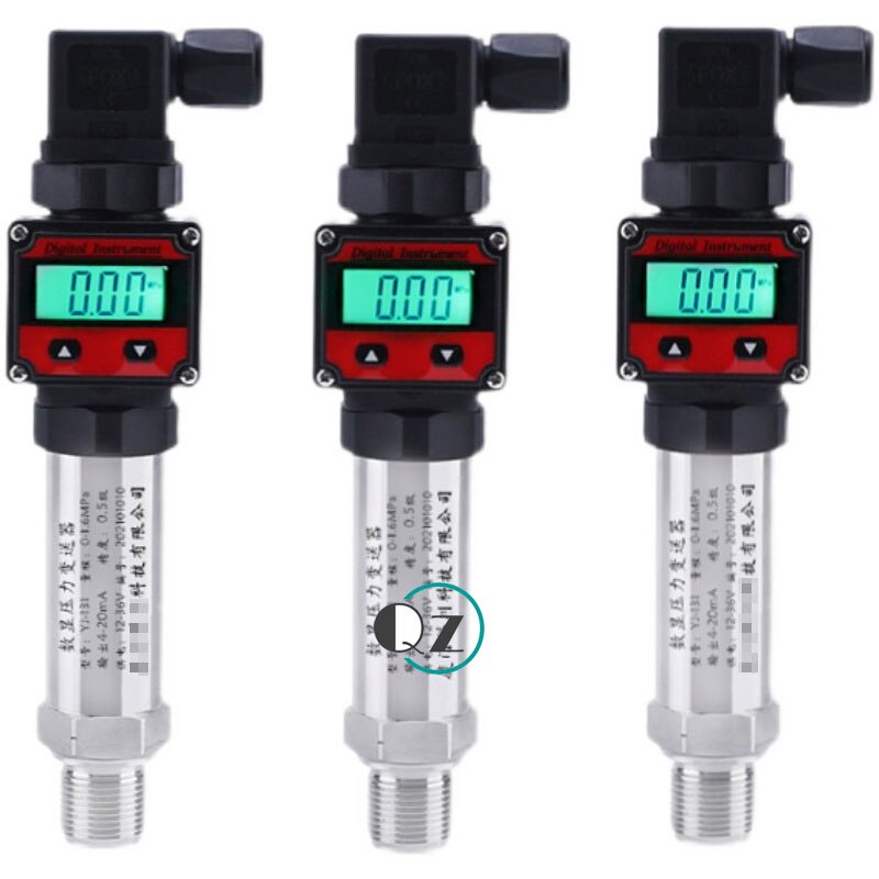 LCD Digital display pressure sensor Oil Gas Diffusion Silicon Digital Pressure Transmitter sensors Hydraulic 4-20MA M20X1.5 G1/2