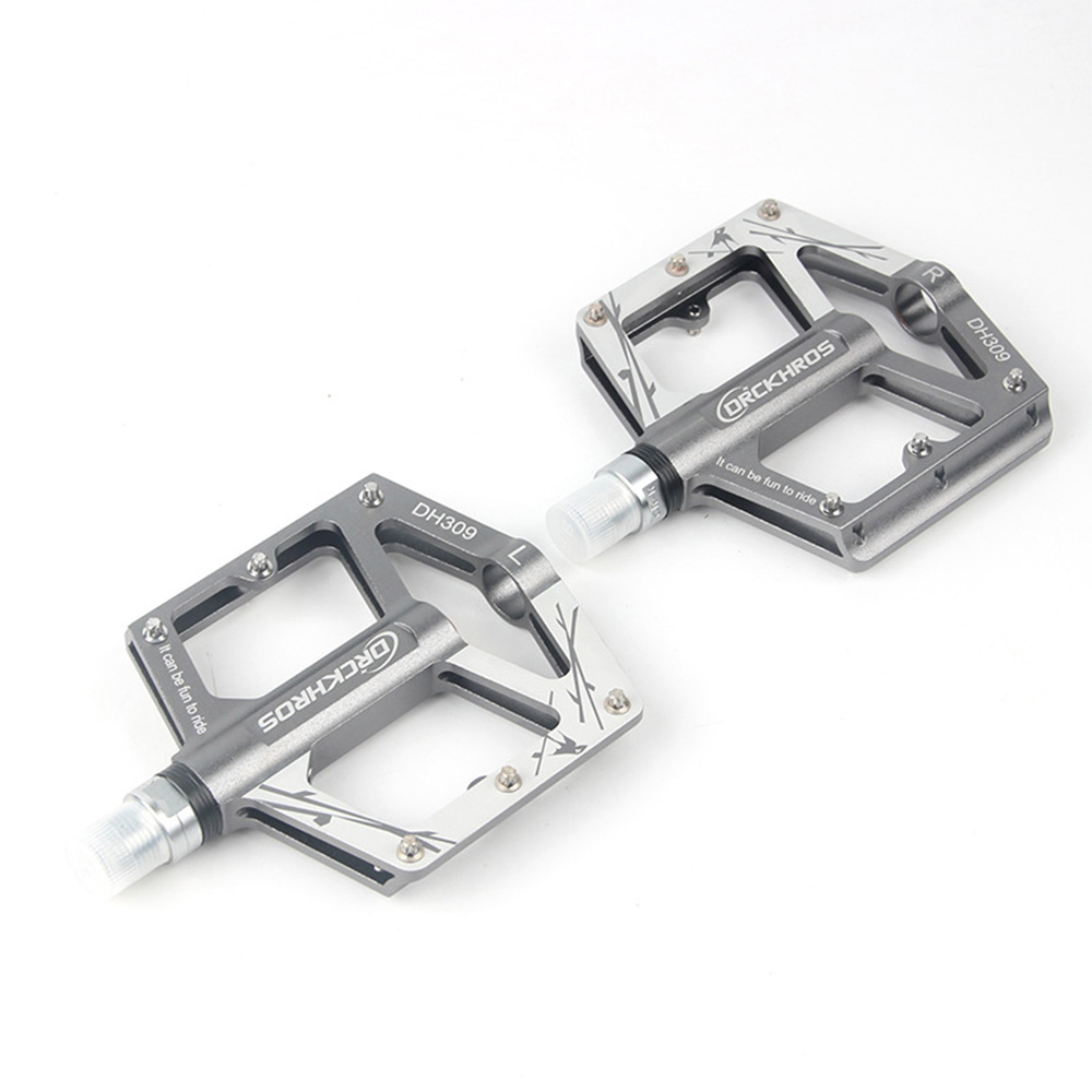 Pedal plano de liberación rápida para bicicleta de montaña, pedales de bicicleta de carretera, Material de aleación de aluminio, pieza de ciclismo BMX, abrazadera antideslizante