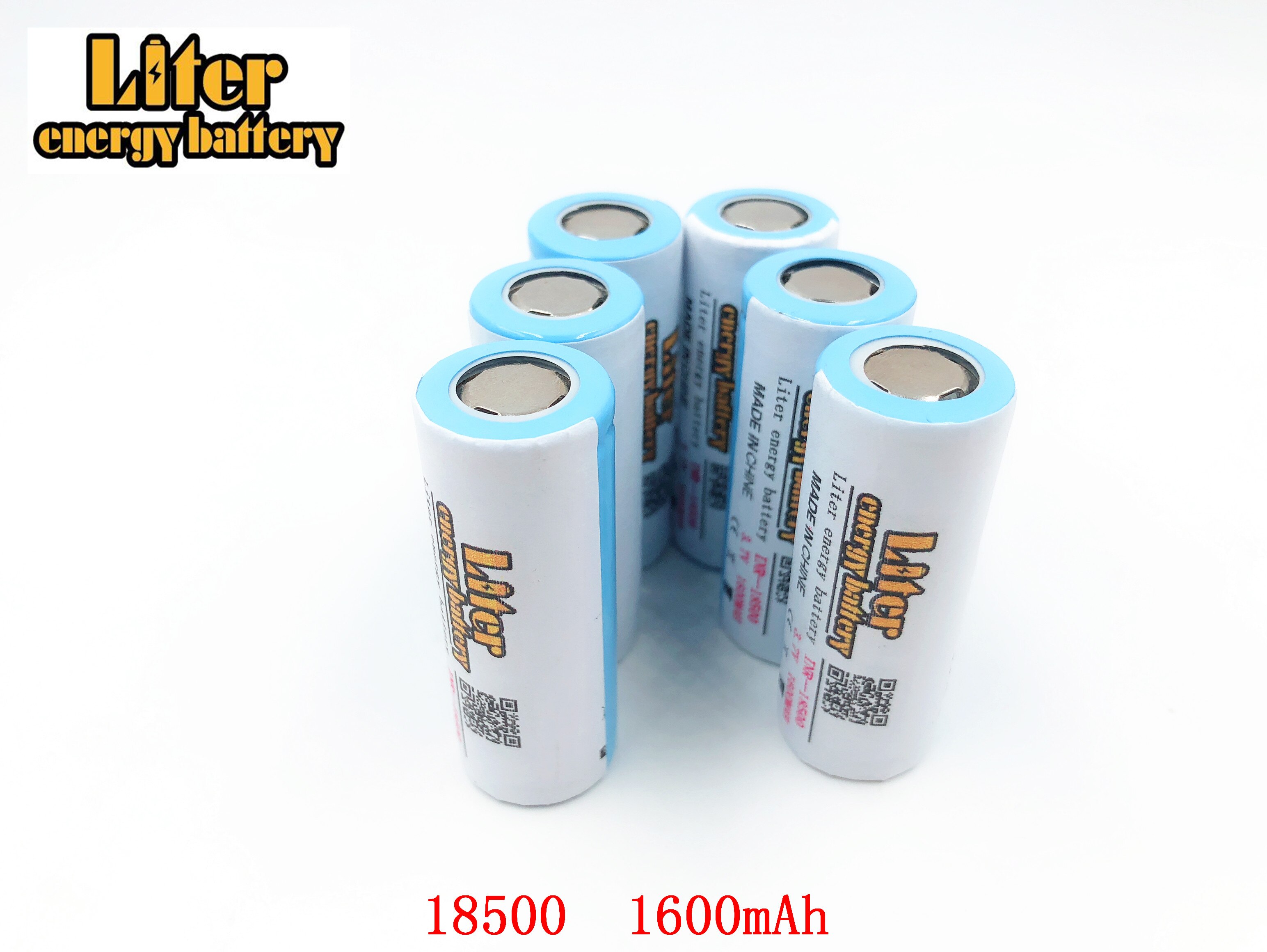 Original Liter energy battery ICR 18500 Battery 3.7V 1600mAh li-ion Rechargeable Battery protective storage box