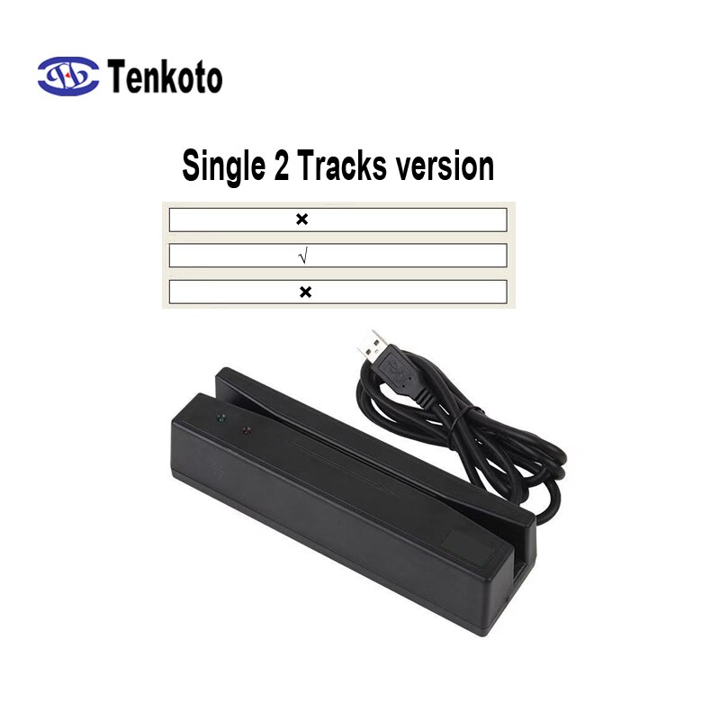 Original Full Tracks Magnetic Card Reader USB 3 Strip Swipe Access Control Payment Reader Factory: Only 2 Tracks