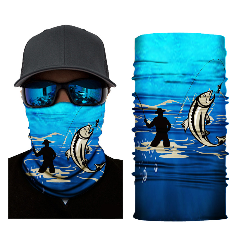 Gradient Magic Seamless Cycling Bandanas Men Balaclava Bycycle Fishing Mask Protection Half Face Shield Bicycle Bandage: Lavender